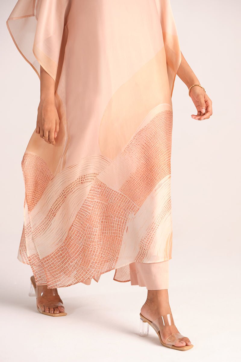 Spanish Villa Silk Kaftaan Co-ord Set