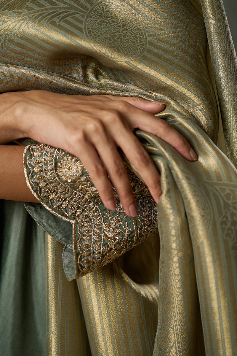 Laurel Oak Silk Festive Kurta Set