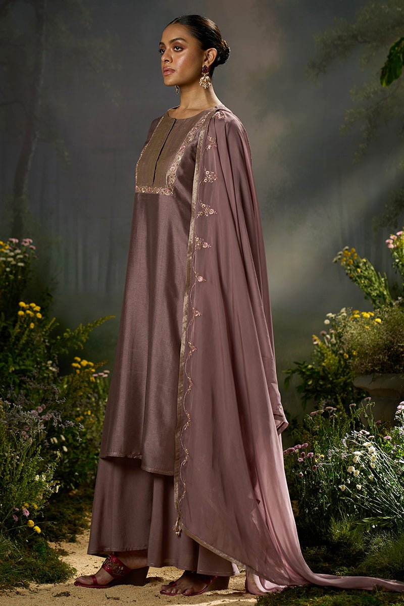 Antler Raw Silk Festive Kurta Set