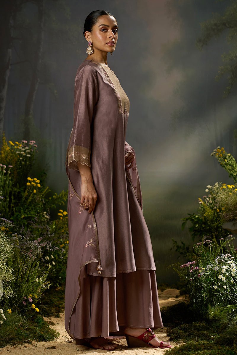 Antler Raw Silk Festive Kurta Set