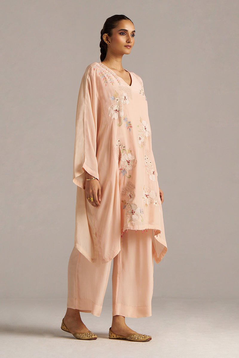 Scallop Shell Crepe Silk Co-ord Set